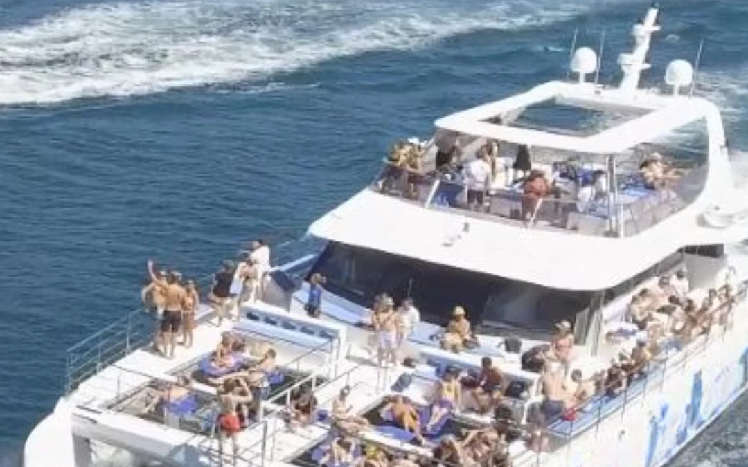 catamaran rental for groups in Marbella