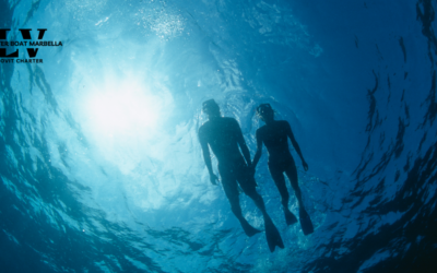 Coastal route in Marbella for swimming in open sea